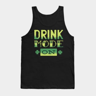 Drink mode on shirt Tank Top